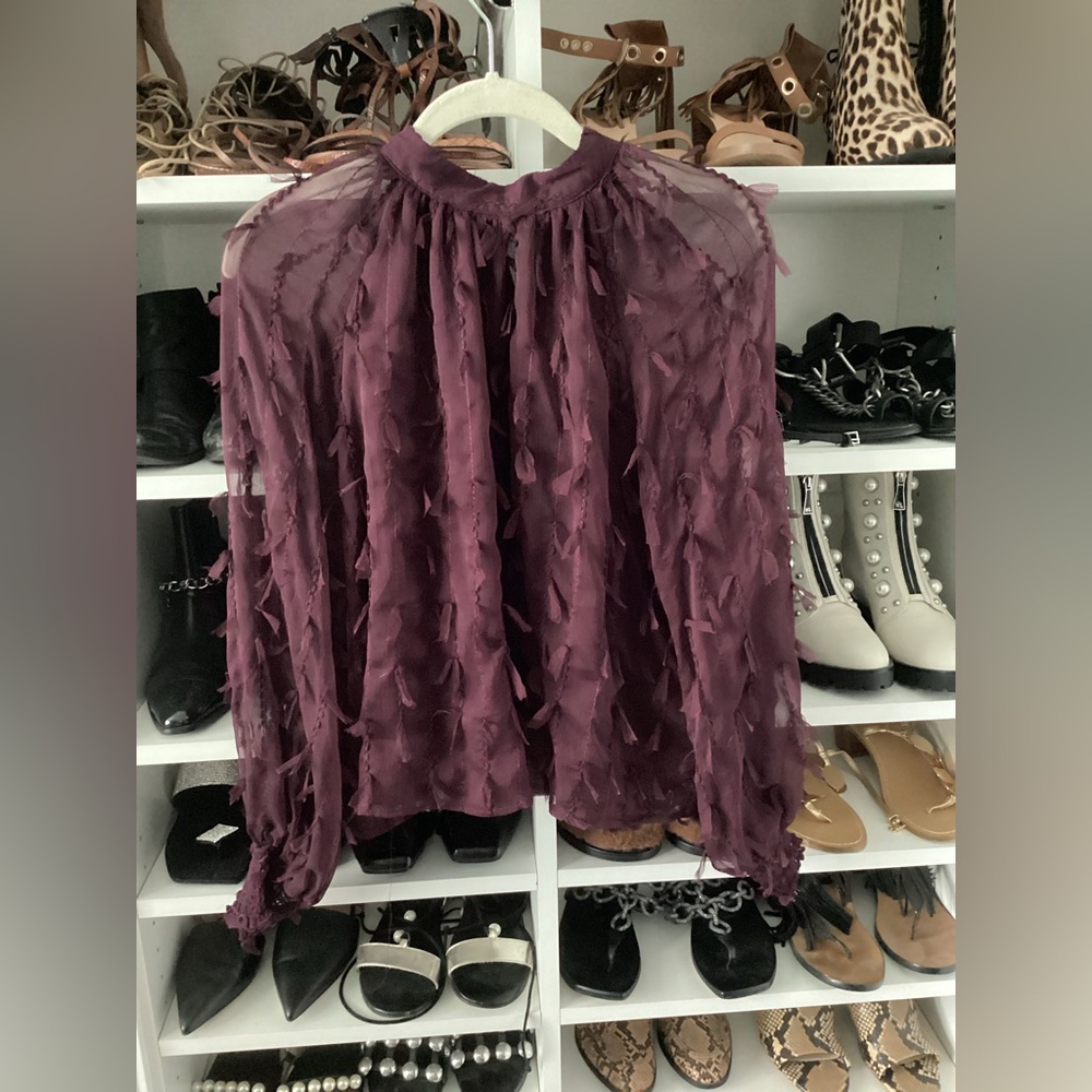 3 D Plum Women's Top